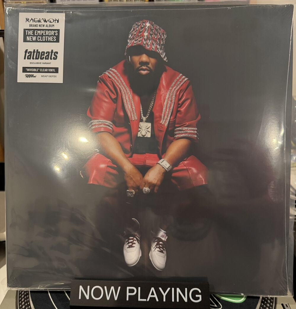 Sealed Raekwon Emperor’s New Clothes LP Fatbeats Exclusive Clear Vinyl Rare OOP